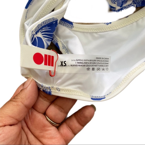 Solid & striped The Elle floral-print bikini top xsmall nwt - Picture 7 of 7